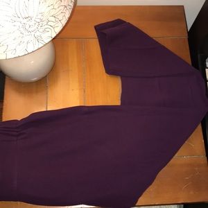J.Crew Purple Pleated Pants
